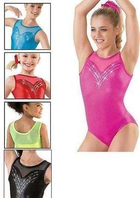 new foil stones bright gymnastics leotard child adult