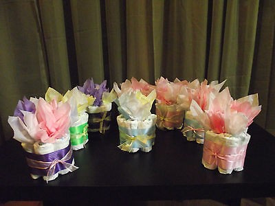 Mini Diaper Cake 1tier Baby Girl/Boy/Natur​al Shower Gift/Decoratio 