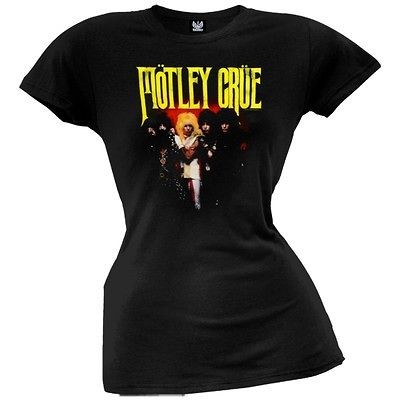 motley crue bad boy boogie juniors t shirt one day