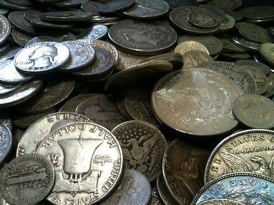 US 90% SILVER Bullion COIN Lot 16 OZ 1 LB Pound w/ MORGAN DOLLARS No 