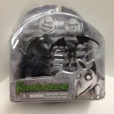 FRANKENWEENIE 3 Action Figure 2 Pack Turtle Monster & Vampire Cat 