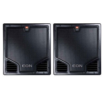 jbl pro eon 518s eon518s 18 inch powered subwoofer pair