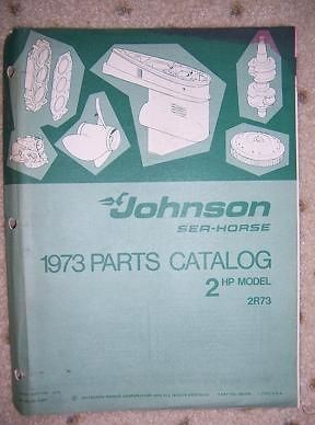 73 johnson outboard motor parts cataog 2 hp seahorse y