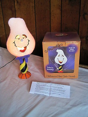 EUC 2006 Fiber Optic Halloween Ghost Decoration Light Autumn Fall  Box 