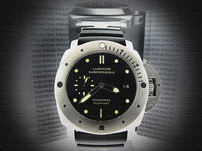 panerai pam305 1950 luminor submersible pam 305 bnib time on