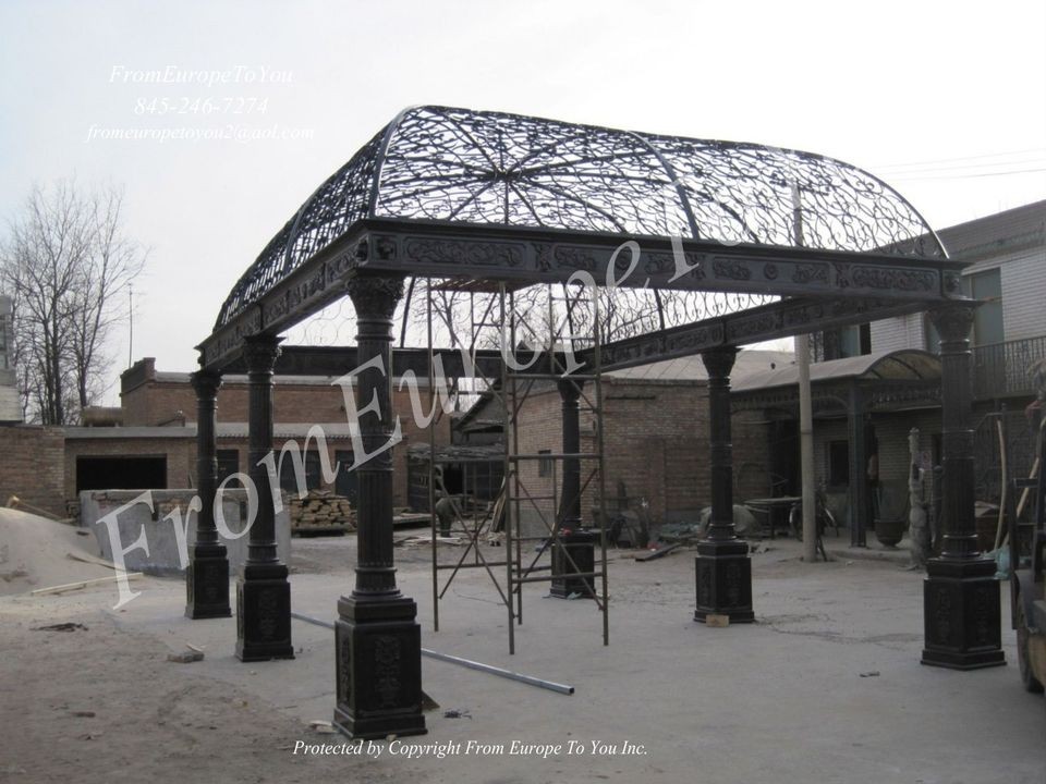 iron gazebo in Garden Structures & Fencing