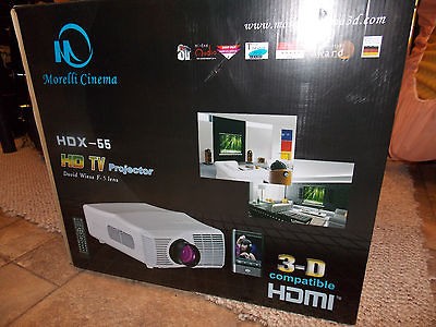 NEW IN BOX~CINEMA OPTIX HIGH DEFINITION PROJECTOR HDX 650 With 72 3D 