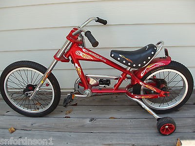 schwinn occ orange count chopper stingray chopper bicycle time left