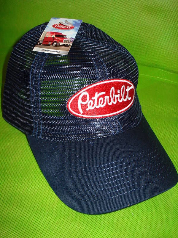 peterbilt hat navy all mesh summer hat 