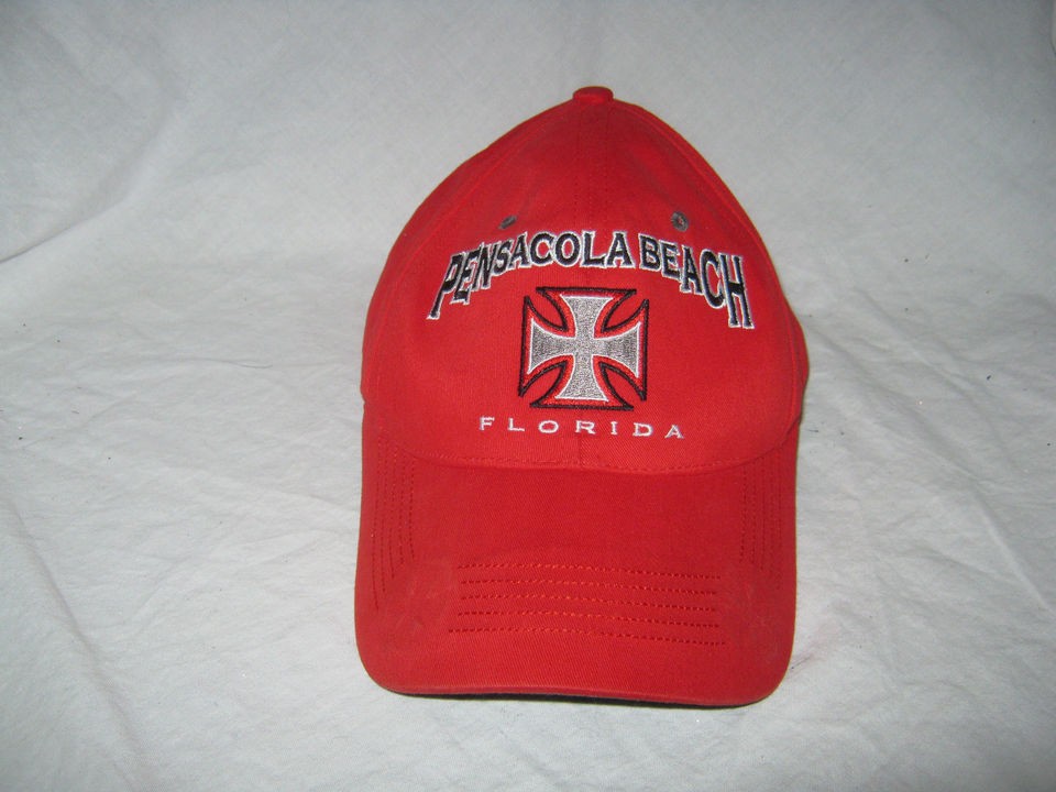 PENSACOLA BEACH CHOPPERS FLORIDA BASEBALL CAP/HAT EMBROI​DERED BIO 