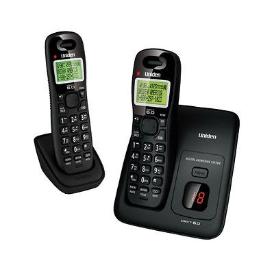 uniden d1384 2bk r dect 6 0 cordless system one