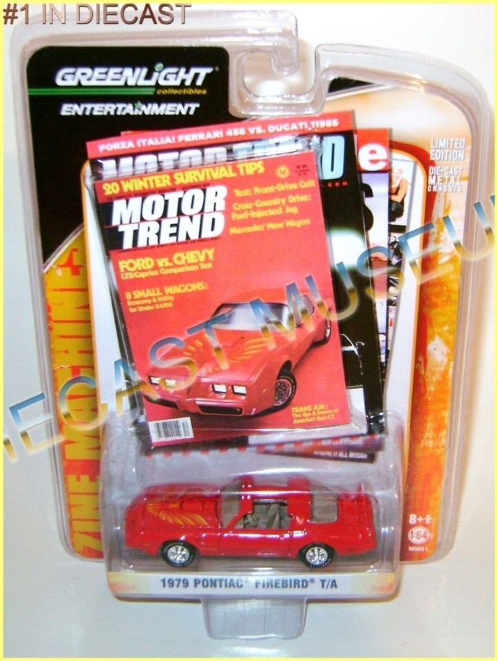 1979 79 PONTIAC FIREBIRD TRANS AM T/A MOTOR TREND DIECAST GL 