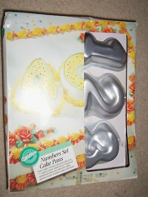 Wilton Number 0 1 2 3 4 5 6 7 8 9 ? cake pans NEW