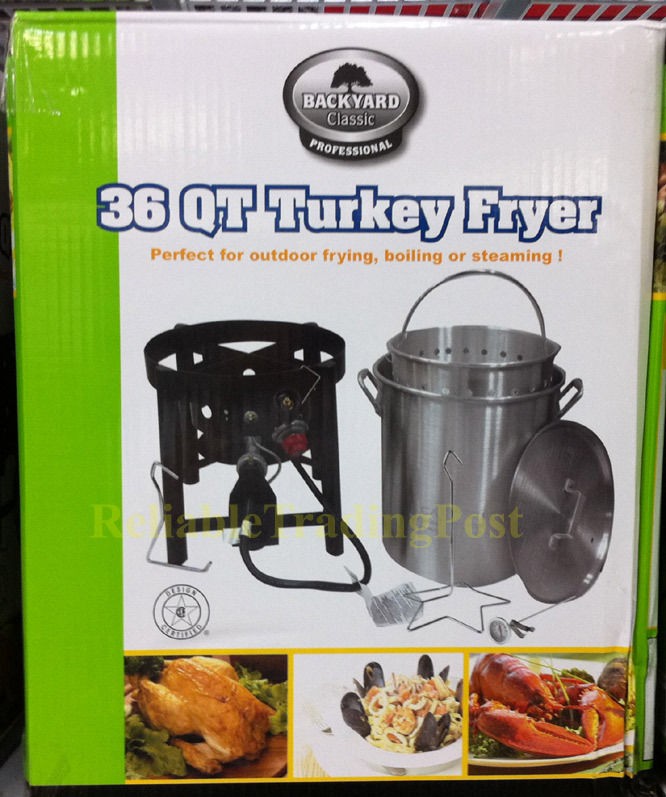   CLASSIC PROFESSIONAL 36 QT. TURKEY FRYER FOOD STEAM/STEAMER BOILER