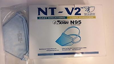 NT V2 N95 FACE MASK/FILTER PASTURE PHARMA ADVANCED ANTI AIRBORNE 