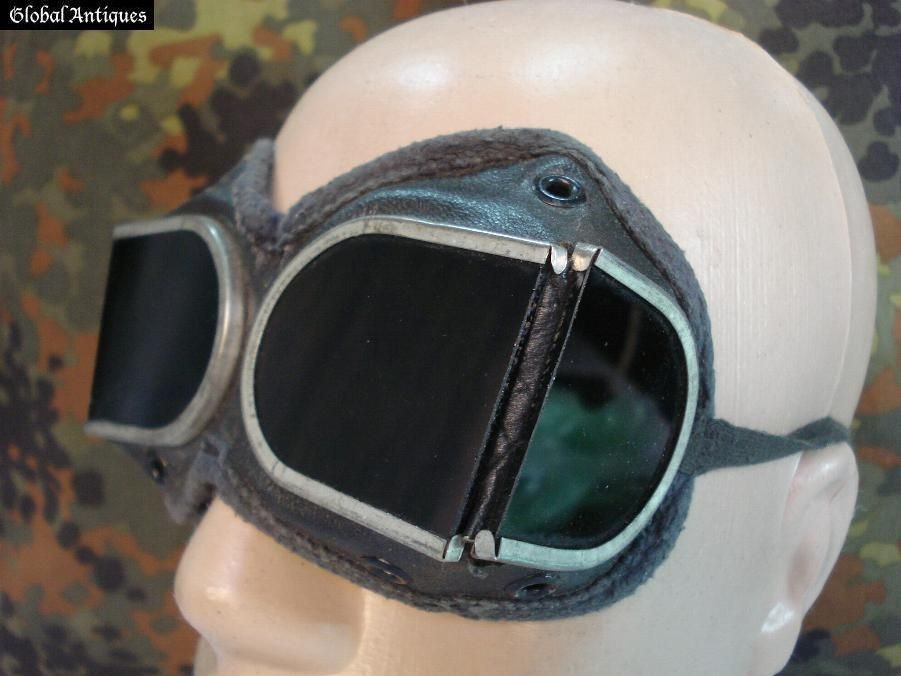 wwii original german tropical dak sunscreen goggles from bulgaria time