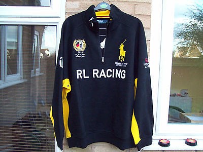 BNWT RALPH LAUREN 1/4 ZIP FLEECE.GERMANY RACING TEAM SIZE XL.RRP £295 