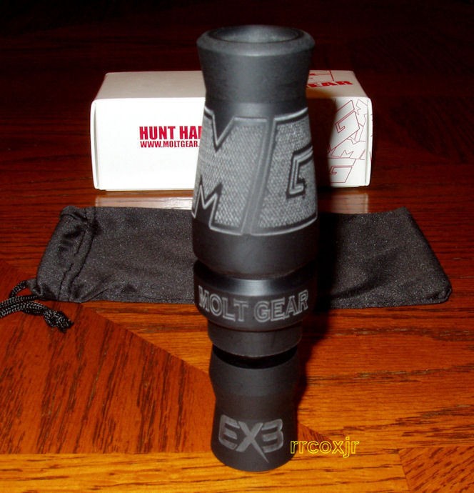 MOLT GEAR EX3 ACRYLIC GOOSE CALL BLACK GHOST SCOTT THREINEN BAD 