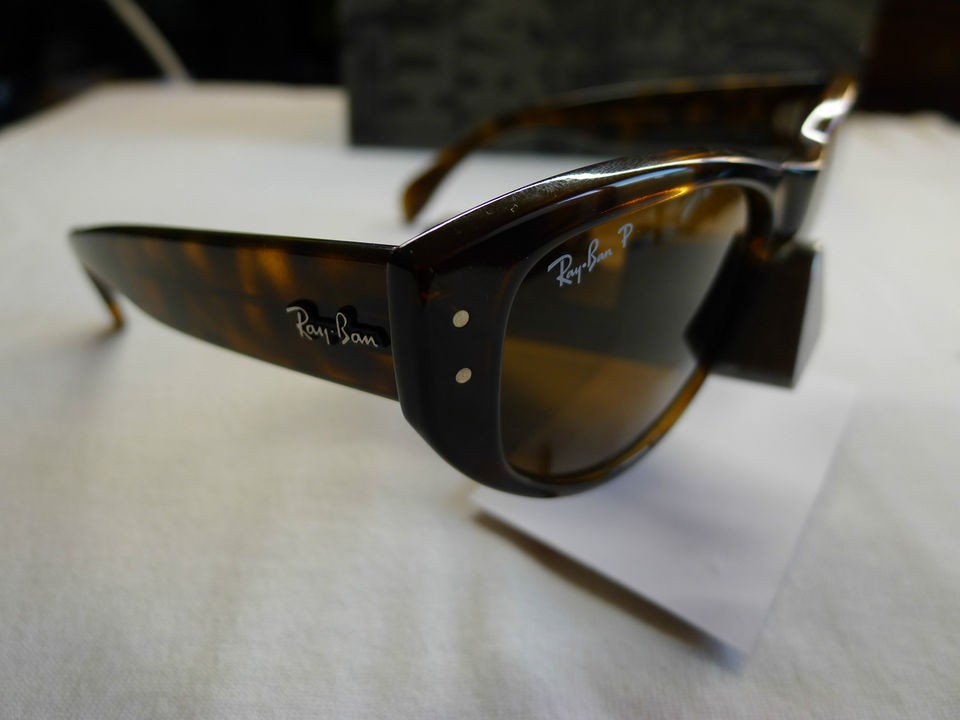 RAY BAN RB4152 710/57 HAVANA VAGABOND BROWN POLARIZED SUNGLASSES NEW 