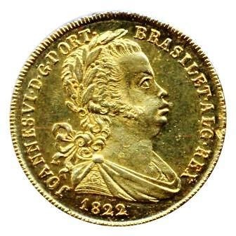 jcr m portugal d john vi 3 200 reis 1822