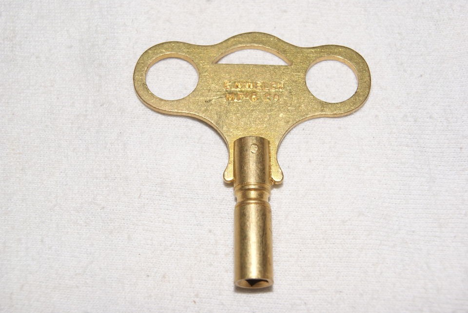 welch brass tm key size 6 new clock