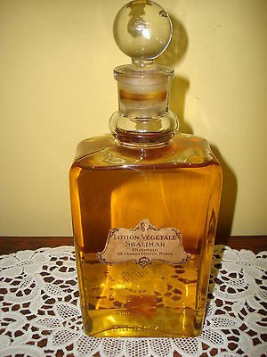 ANTIQUE GUERLAIN SHALIMAR VEGETALE PERFUME BEYOND RARE 1920S FULL 