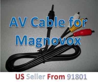 magnavox mpd835 3 5mm av cable for portable dvd player