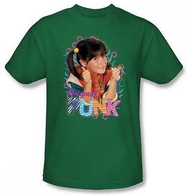 Punky Brewster Original Punk Kelly Green Adult Shirt NBC192 AT