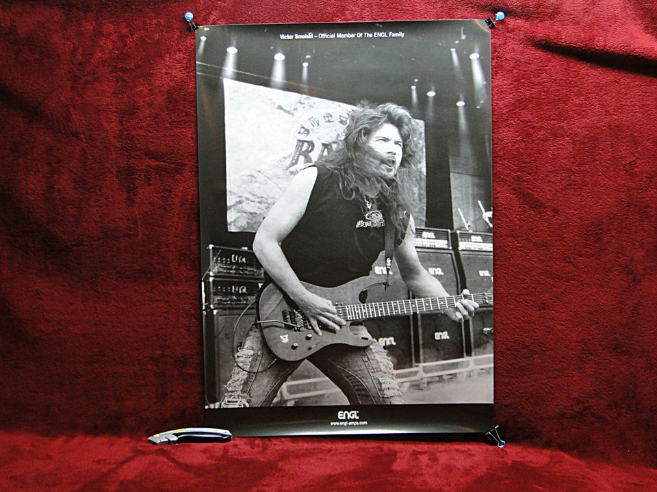 rage victor smolski engl amps promo poster super rare time