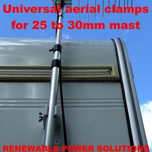 tv aerial clamps ideal for caravans motorhomes boats from united