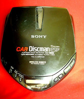 GENUINE SONY D M805 DISCMAN ESP AVLS DIGITAL MEGA BASS CD COMPACT 