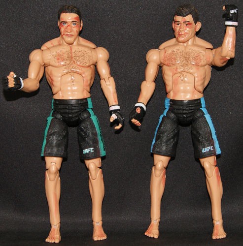 GRIFFIN VS BONNAR 2 PACK UFC RINGSIDE EXCLUSIVE TOY MMA ACTION FIGURES 