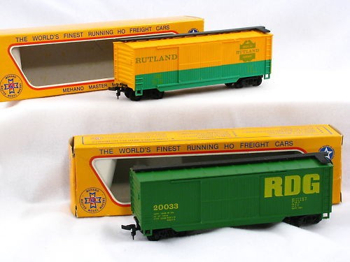 mehano ho train freight cars rdg rutland one day