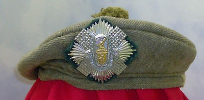 Tam OShanter, khaki with Cape Town Highlanders white metal and 