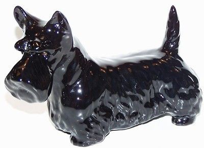 WONDERFUL BESWICK ENGLAND BLACK SCOTTIE DOG SCOTTISH TERRIER FIGURINE