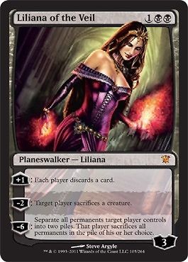 1x Liliana of the Veil NM Mint, English MTG Magic Innistrad