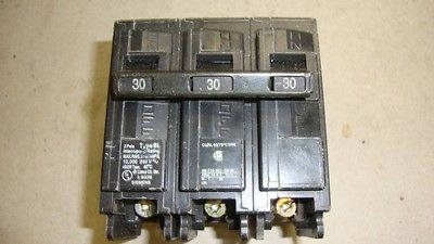 siemens b330 3 phase 30 amp 240v breaker type bl