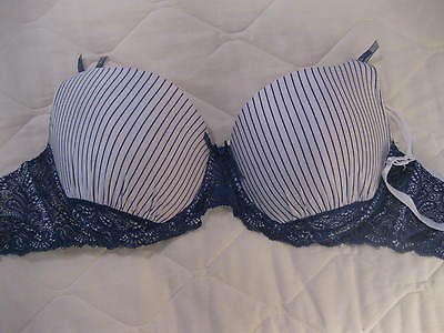 OH LA LA CHERI PARIS BRA, SIZE 38DD. LUCILE STYLE, MOLDED PUSH UP 