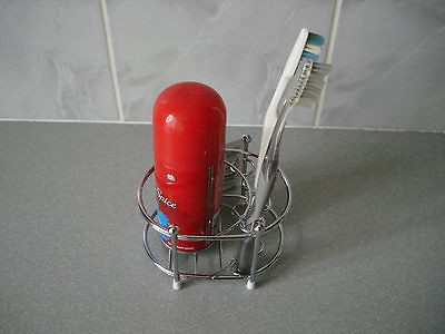 Chrome Steel Holder / Support in Bath for Hygienic Accessories. NEW