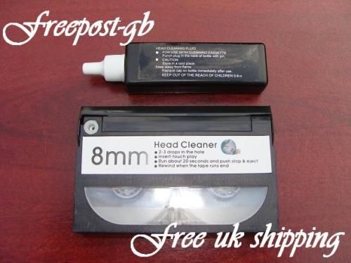 free uk postage 8mm camcorder head cleaner wet dry from