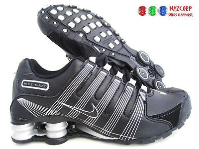 nike shox nz 2 0 gs black silver sz 6y wmns sz 7 5