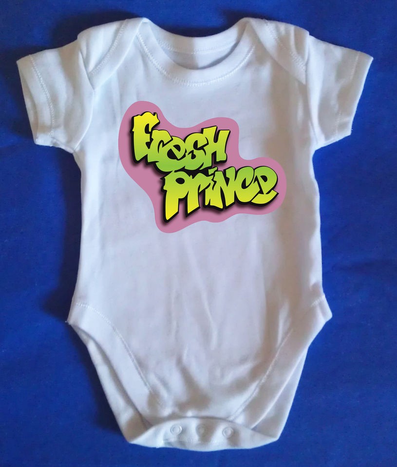   Baby Grow / Body Suit, Retro, Baby Clothes, WILL SMITH PHILIDELPHIA