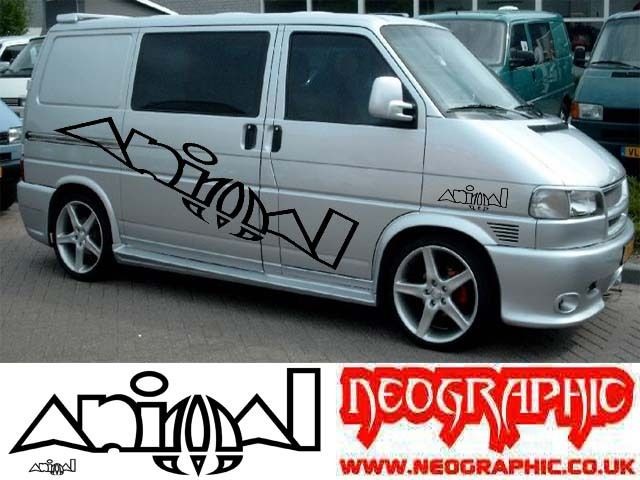   BADGE CAMPER VAN GRAPHICS STICKERS DECALS x4 SURF VITO SPRINTER VW