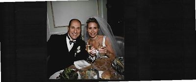 Matt Siegel Maryann Fennessy wedding with champagne glasses Press 