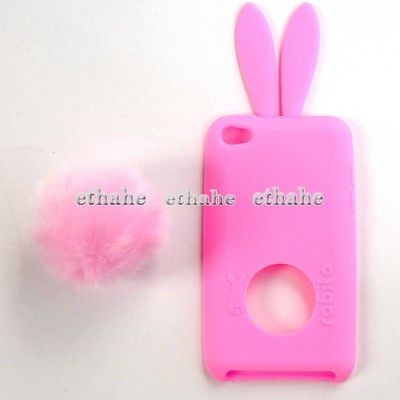   listed Rabito Bunny For iPod Touch 4 Silicon Back Case Pink E3EF1B