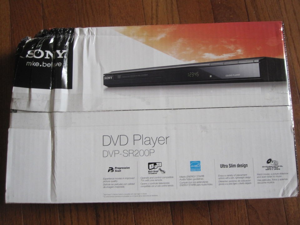 sony dvp sr200p dvd player  39 99