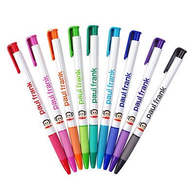 Cute stationery Paul Frank ballpoint pens 9 colors set / Good 
