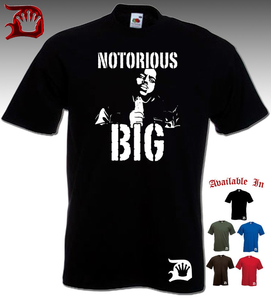 biggie smalls t shirt notorious big bad boy chain more