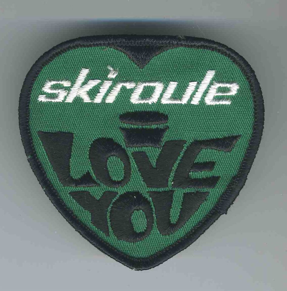 1969 vintage Snowmobile Jacket Suit Patch Skiroule Ski Roule