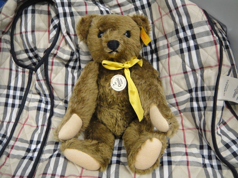 Authentic STEIFF 1909 Brown Classic Teddy Bear That Moans / Whines